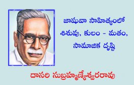 జాషువా సాహిత్యంలో శిశువు, కులం - మతం సామాజిక దృష్టి