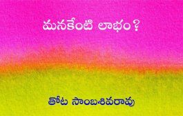 మనకేంటి లాభం?