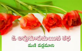 ఓ అపురూపమయిన కథ-1