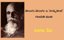 తెలుగు వెలుగు 3: 'కావ్యకంఠ' గణపతి ముని