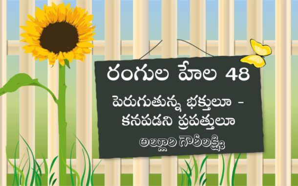 రంగుల హేల 48: పెరుగుతున్న భక్తులూ - కనపడని ప్రపత్తులూ