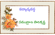 పద్యాద్యవస్థ!!