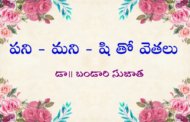 పని - మని - షి తో వెతలు