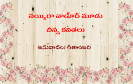 నయ్యిరా వాఁహీద్ మూడు చిన్న కవితలు