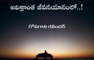 అవిశ్రాంత జీవనయానంలో..!