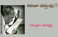 కవితా వస్తువు!!