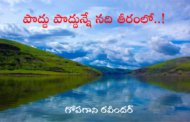 పొద్దు పొద్దున్నే నది తీరంలో..!