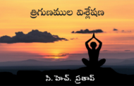 త్రిగుణముల విశ్లేషణ