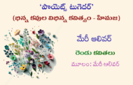 మేరీ ఆలివర్ రెండు కవితలు