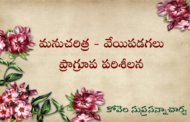 మనుచరిత్ర - వేయిపడగలు ప్రాగ్రూప పరిశీలన