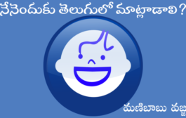 నేనెందుకు తెలుగులో మాట్లాడాలి?