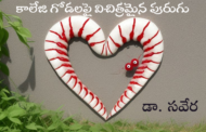 కళాశాల గోడలపై విచిత్రమైన పురుగు