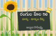 రంగుల హేల 56: మార్పు - కూర్పుల నేర్పు