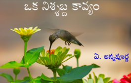 ఒక నిశ్శబ్ద కావ్యం