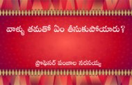 వాళ్ళు తమతో ఏం తీసుకుపోయారు?
