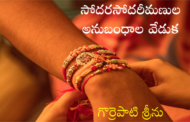 సోదరసోదరీమణుల అనుబంధాల వేడుక