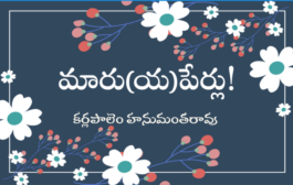 మారు(య)పేర్లు!