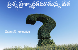 ప్రశ్న ప్రశ్నార్థకమౌతున్న వేళ