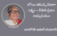 బోయి భీమన్న కవితా లక్ష్యం – పీడిత ప్రజల అభ్యుదయం